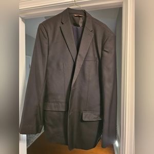 Mens Perry Ellis Sport Coat/Jacket Size 44R Black in Color